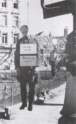 Hanged German Deserter